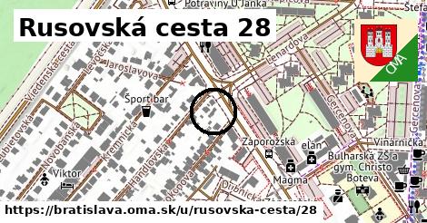 Rusovská cesta 28, Bratislava