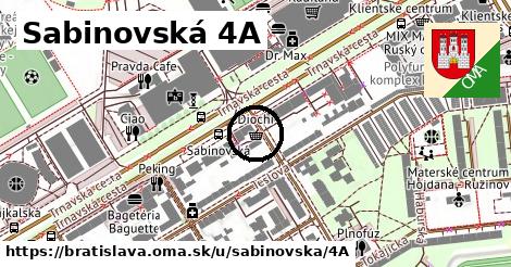 Sabinovská 4A, Bratislava