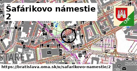 Šafárikovo námestie 2, Bratislava