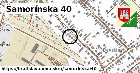 Šamorínska 40, Bratislava