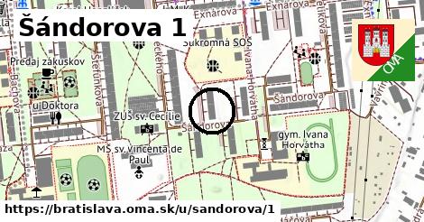 Šándorova 1, Bratislava