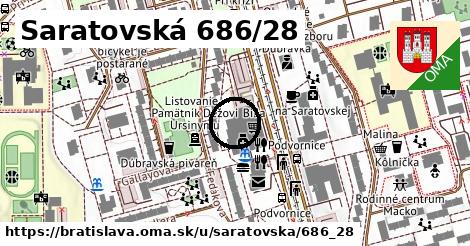 Saratovská 686/28, Bratislava