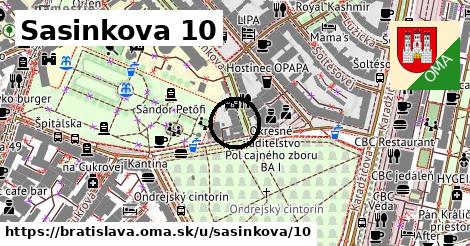 Sasinkova 10, Bratislava