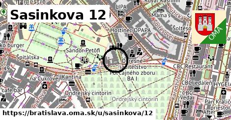 Sasinkova 12, Bratislava