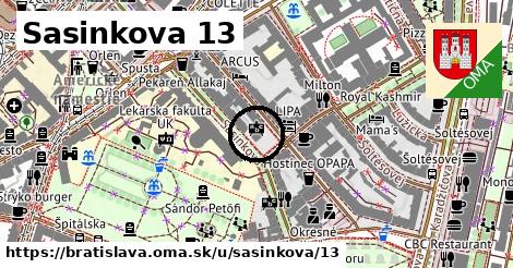 Sasinkova 13, Bratislava