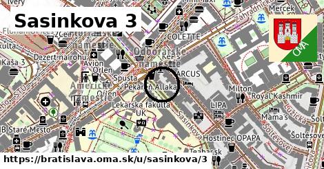 Sasinkova 3, Bratislava