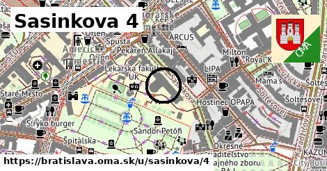 Sasinkova 4, Bratislava