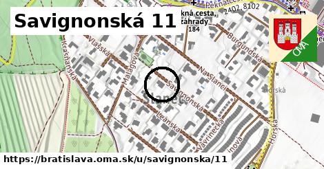 Savignonská 11, Bratislava