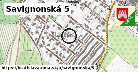 Savignonská 5, Bratislava