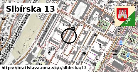 Sibírska 13, Bratislava