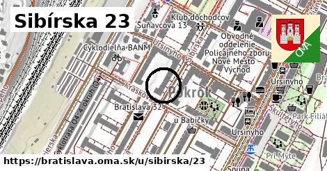 Sibírska 23, Bratislava