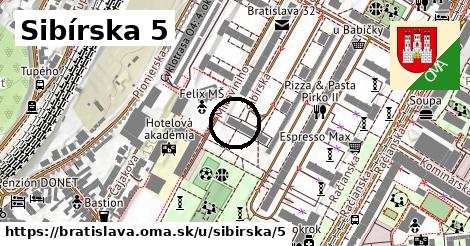 Sibírska 5, Bratislava