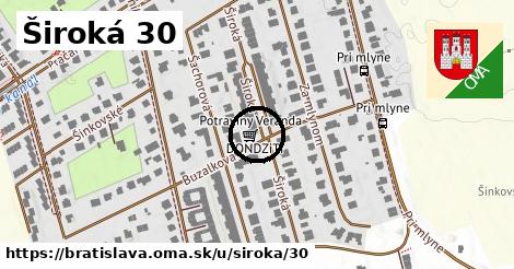 Široká 30, Bratislava