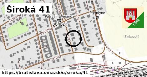 Široká 41, Bratislava