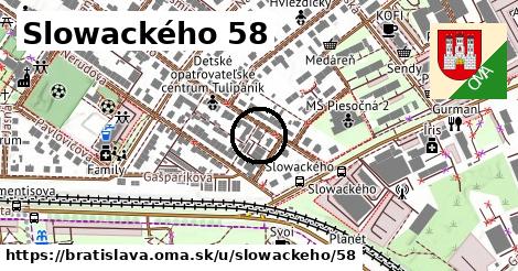 Slowackého 58, Bratislava