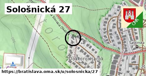 Sološnická 27, Bratislava