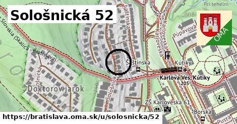 Sološnická 52, Bratislava