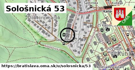 Sološnická 53, Bratislava