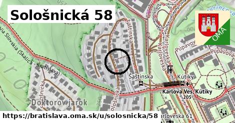 Sološnická 58, Bratislava