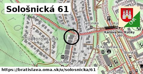 Sološnická 61, Bratislava