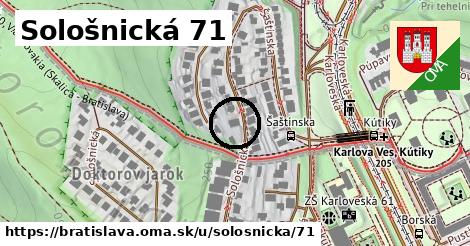 Sološnická 71, Bratislava