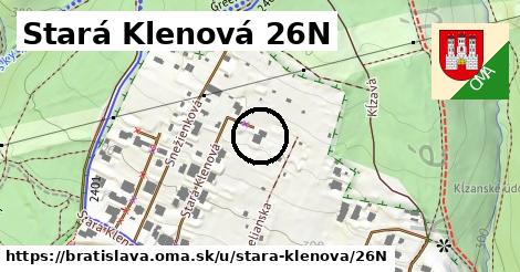 Stará Klenová 26N, Bratislava