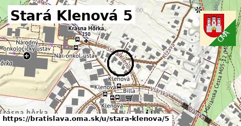 Stará Klenová 5, Bratislava