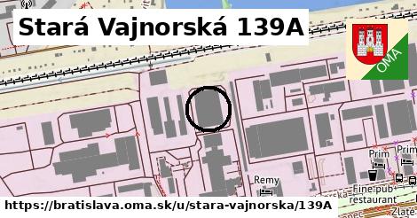 Stará Vajnorská 139A, Bratislava