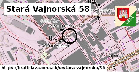 Stará Vajnorská 58, Bratislava