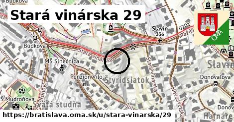 Stará vinárska 29, Bratislava