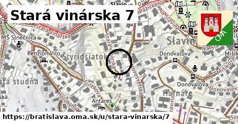 Stará vinárska 7, Bratislava