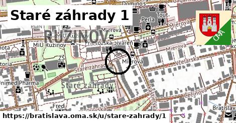 Staré záhrady 1, Bratislava