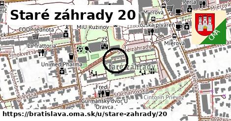 Staré záhrady 20, Bratislava