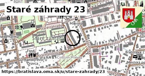 Staré záhrady 23, Bratislava