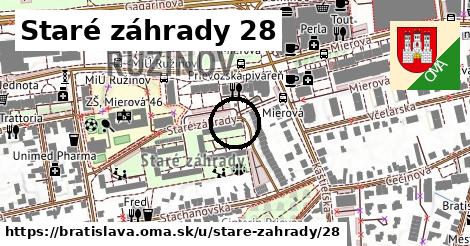 Staré záhrady 28, Bratislava