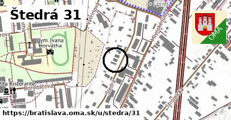 Štedrá 31, Bratislava