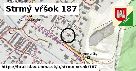 Strmý vŕšok 187, Bratislava