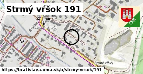 Strmý vŕšok 191, Bratislava