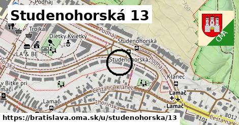 Studenohorská 13, Bratislava