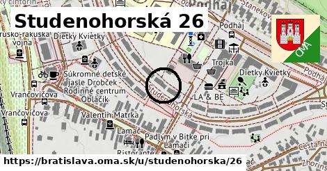 Studenohorská 26, Bratislava