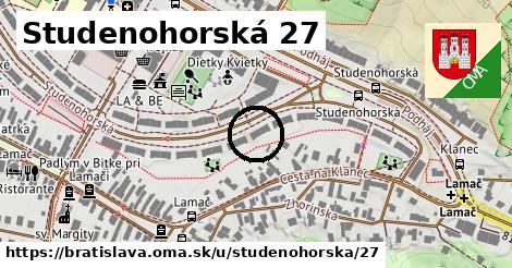 Studenohorská 27, Bratislava