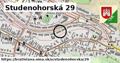 Studenohorská 29, Bratislava