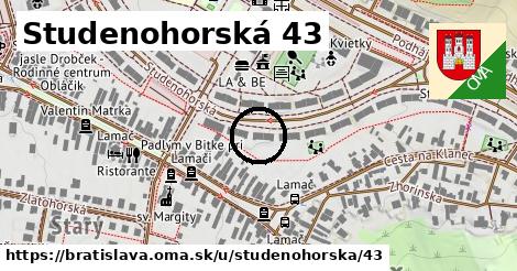 Studenohorská 43, Bratislava