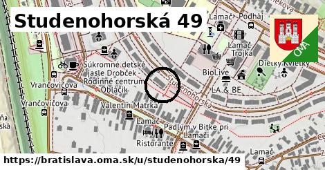 Studenohorská 49, Bratislava