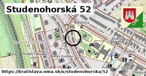 Studenohorská 52, Bratislava