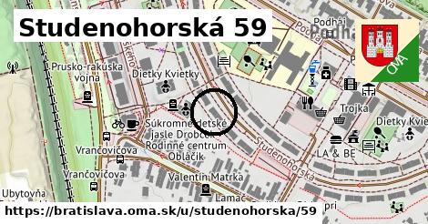 Studenohorská 59, Bratislava