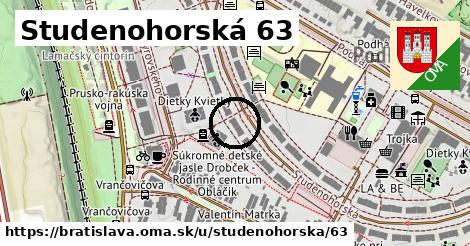 Studenohorská 63, Bratislava