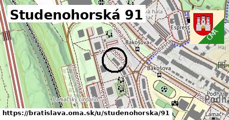 Studenohorská 91, Bratislava