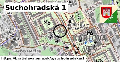 Suchohradská 1, Bratislava