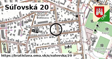 Súľovská 20, Bratislava